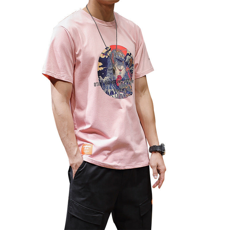 Large size T-shirt print T-shirt