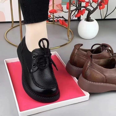 Soft Bottom Increase Platform Loafers