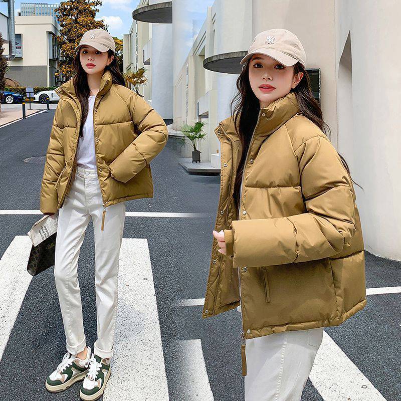 Down Cotton-padded Coat Women's Stand Collar Small Short Down Coat Cotton-padded Coat Women's Coat