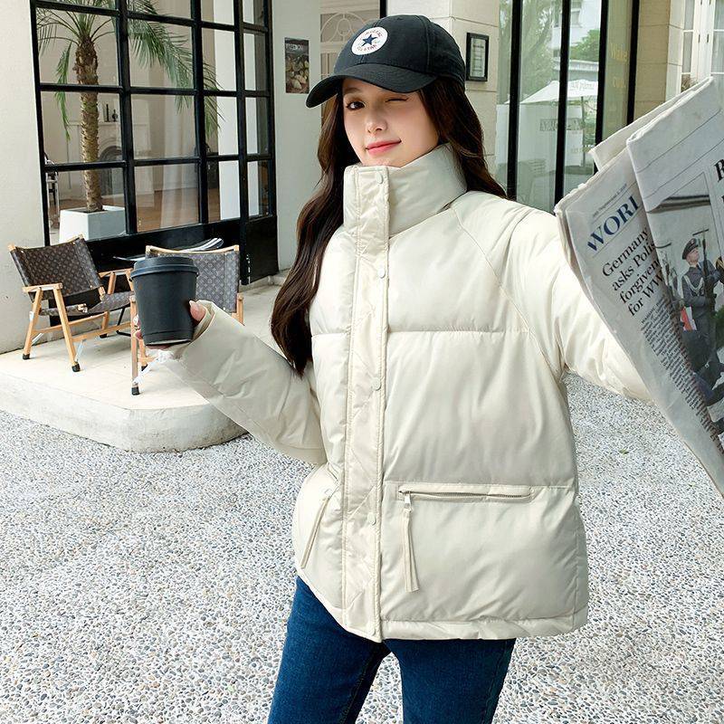 Down Cotton-padded Coat Women's Stand Collar Small Short Down Coat Cotton-padded Coat Women's Coat